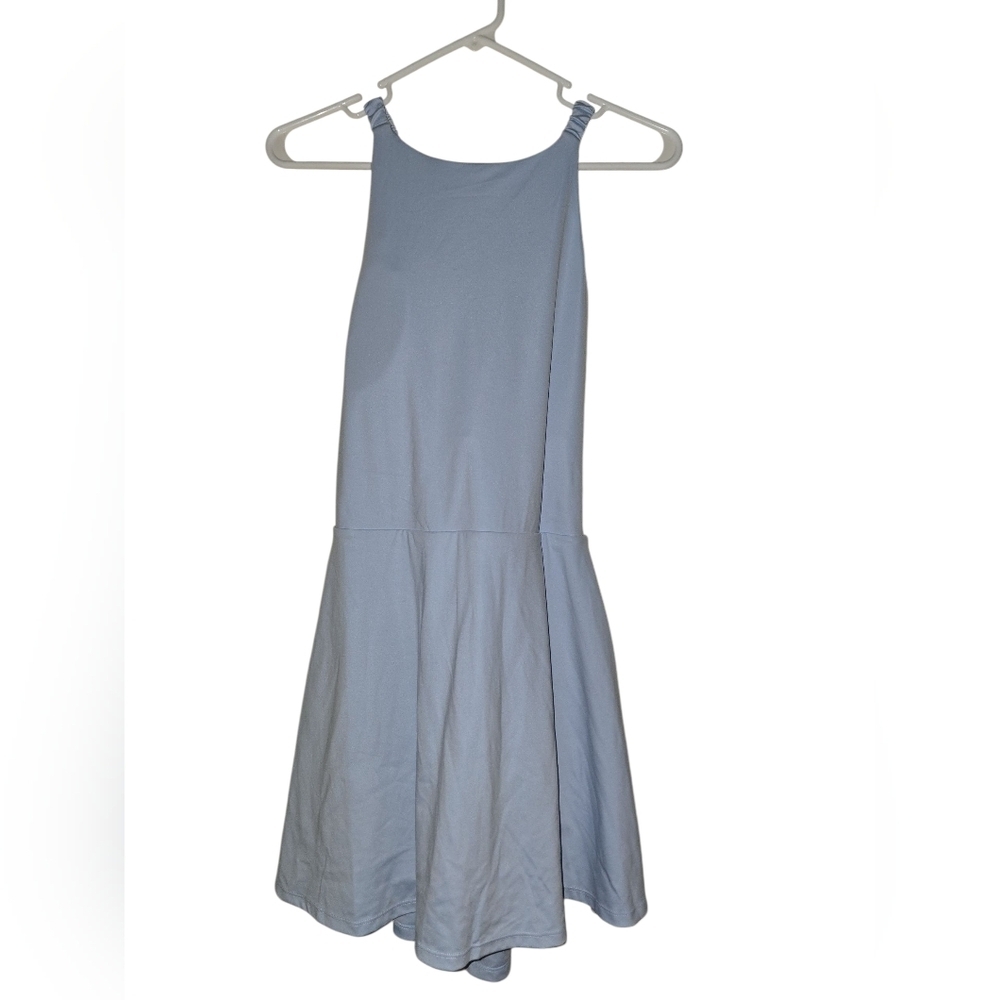 Womens All In Motion Light Blue Active Sleeveless Dress, Built In Shorts, XL,NWT